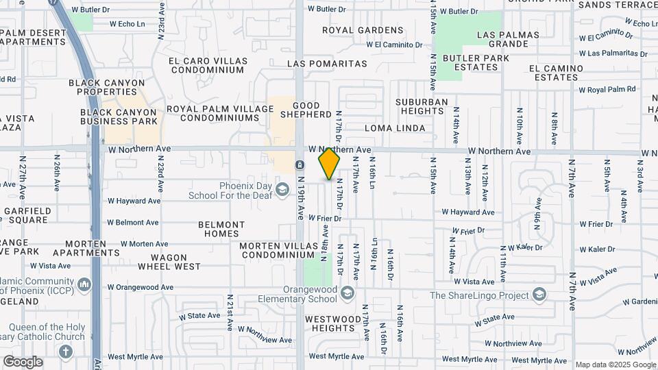 7757 N 18th Ave Mapa y Detalles de la Ubicación