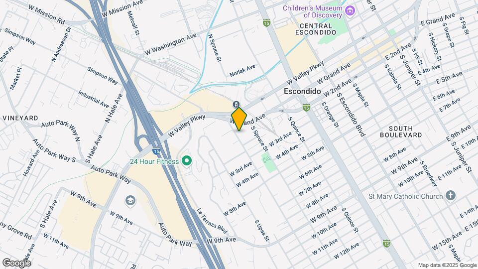 136 S Tulip St Mapa y Detalles de la Ubicación