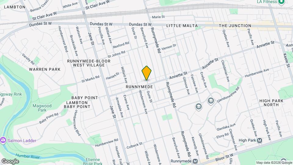 550A Durie St Map and Location Details