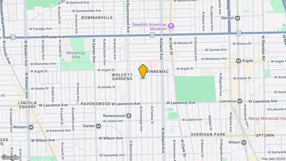 4885 N Hermitage Ave, Unit #1N Map and Location Details