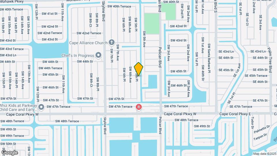 4523 SW 5th Pl Map and Location Details
