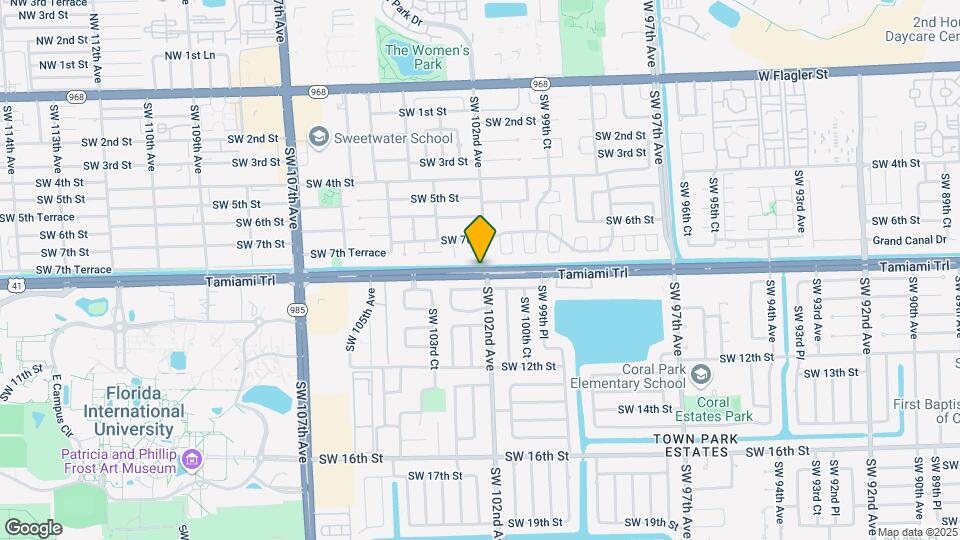 10213 SW 8th St Map and Location Details