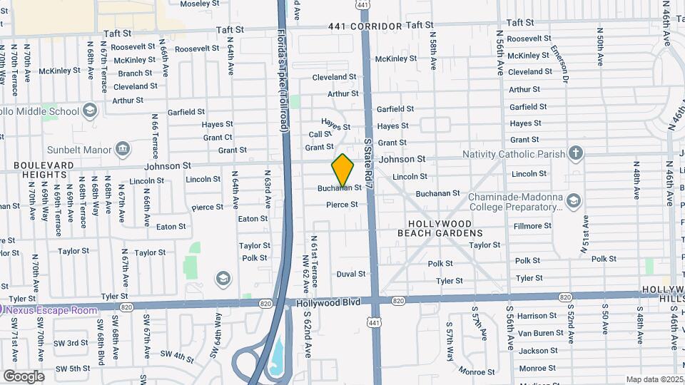 6036 Buchanan St Map and Location Details