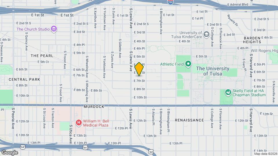 2427 E 7th St Map and Location Details