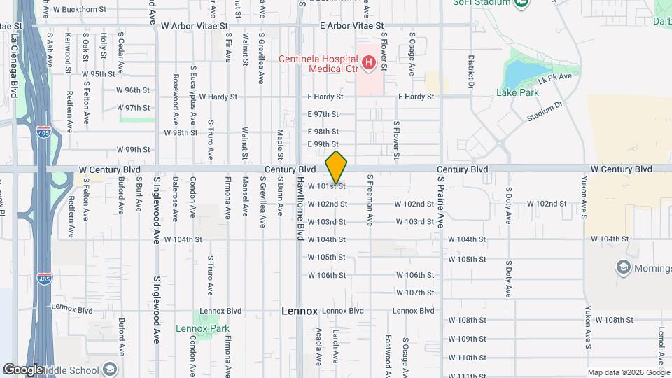 4258 W 101st St Mapa y Detalles de la Ubicación