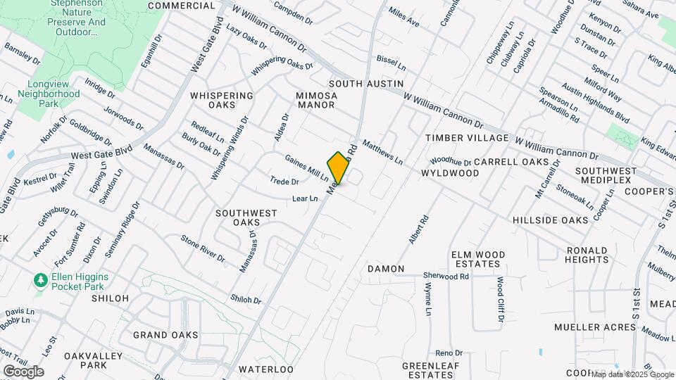 7337 Menchaca Rd Map and Location Details