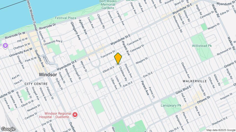 863 Marentette Av Map and Location Details