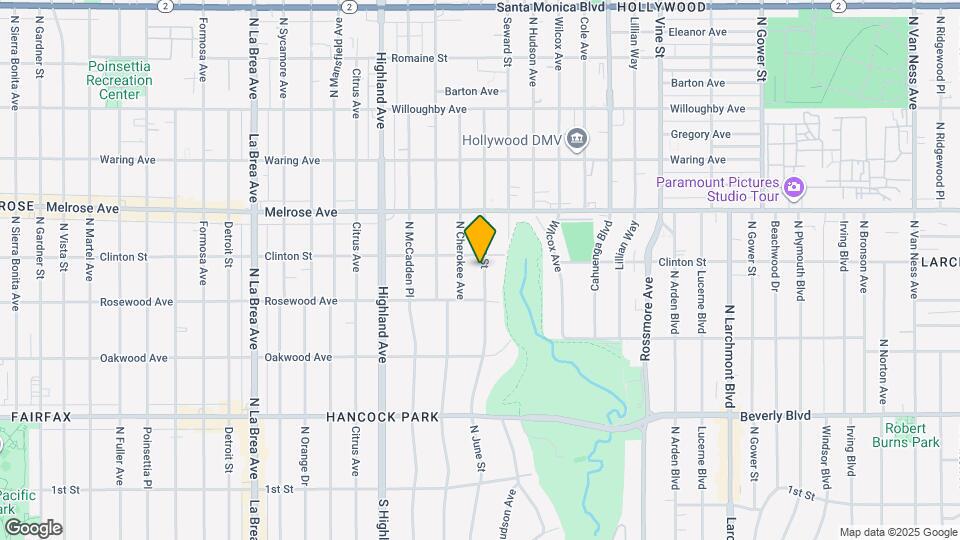 537 N June St Map and Location Details