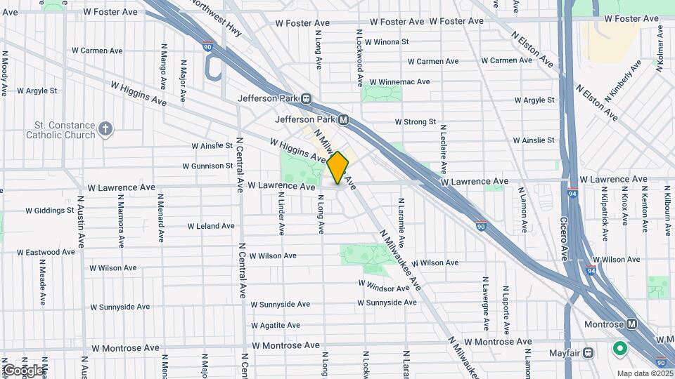 5355 W Lawrence Ave Map and Location Details