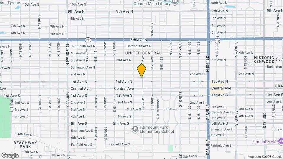 4103 1st Ave N Map and Location Details