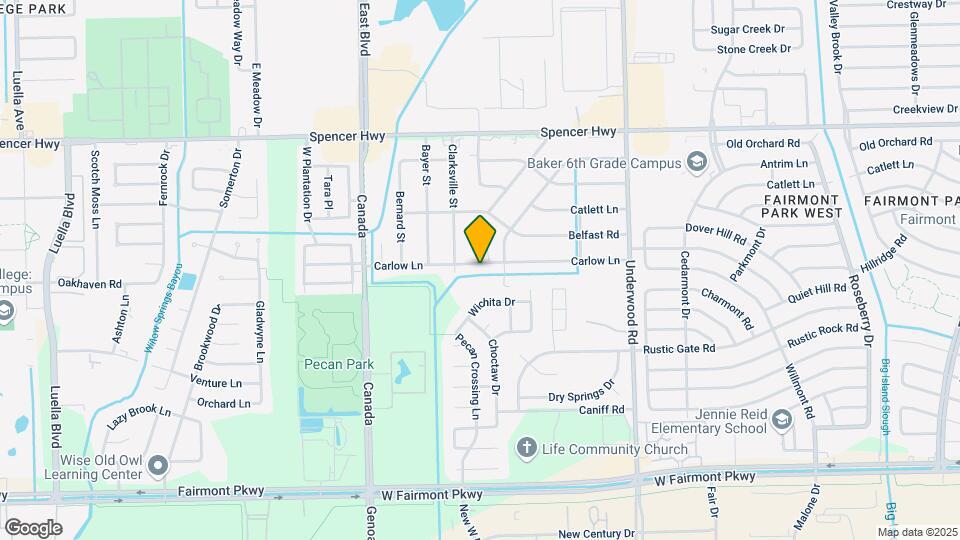 9230 Carlow Ln Map and Location Details