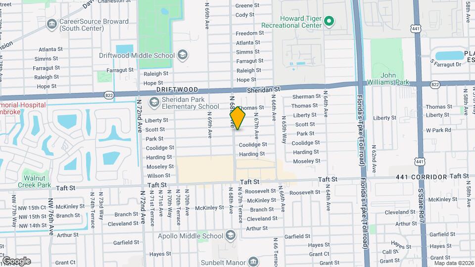 6781 Park St Mapa y Detalles de la Ubicación