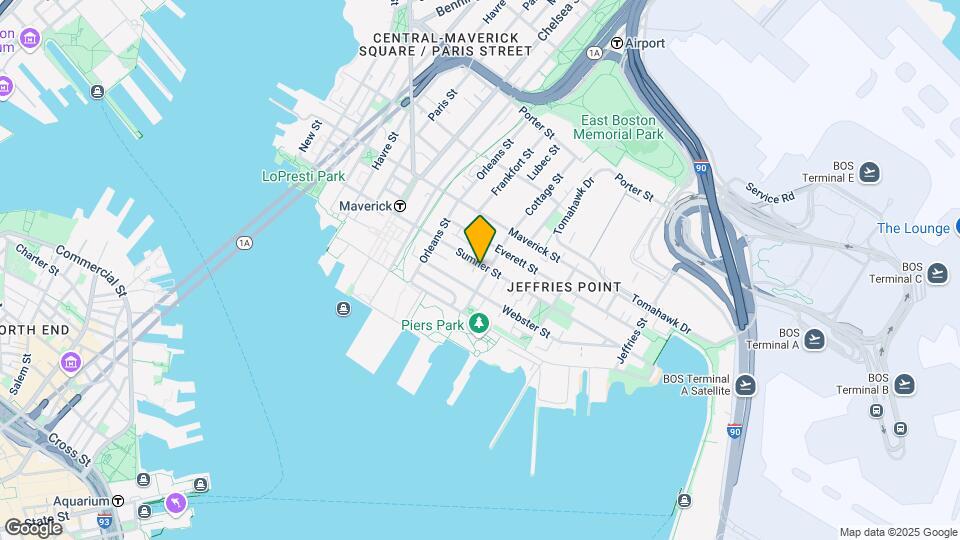 329 Sumner St, Unit 2 Map and Location Details
