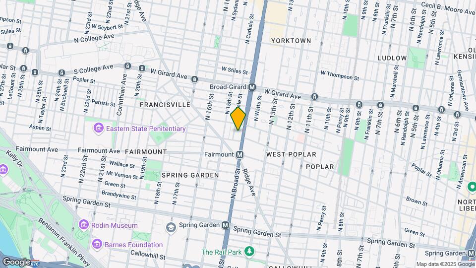 810 N Broad St Map and Location Details
