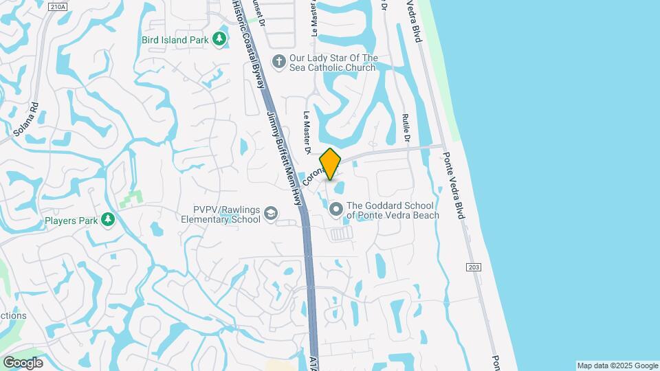 25 Ponte Vedra Colony Cir Map and Location Details