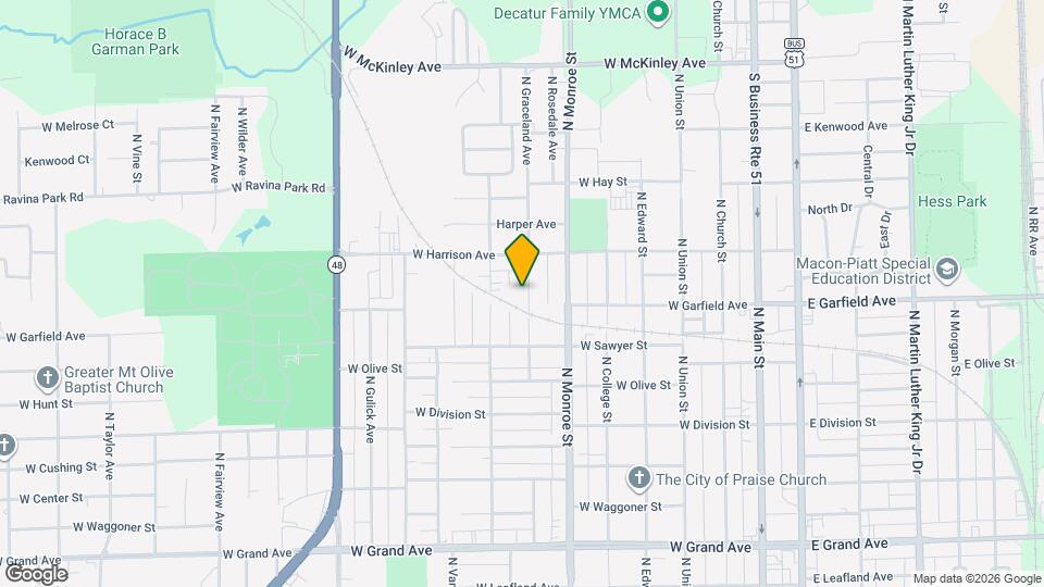 2017 N Graceland Ave Map and Location Details