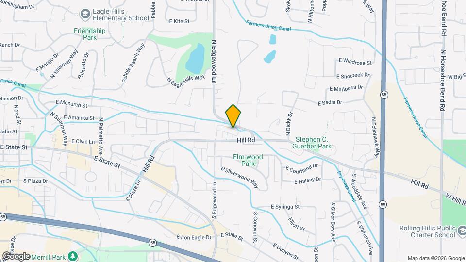 1704 E Cutgrass Ln Map and Location Details