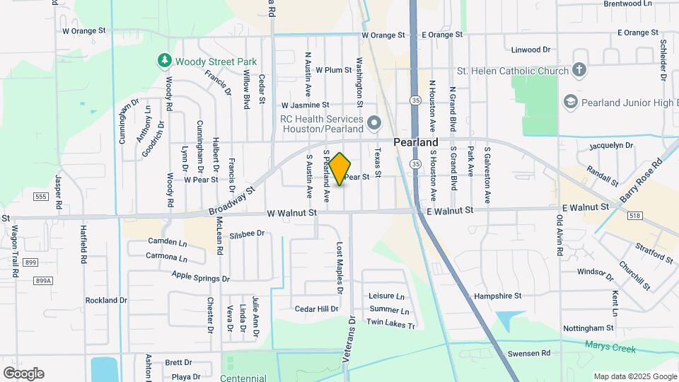 2518 San Antonio St Map and Location Details