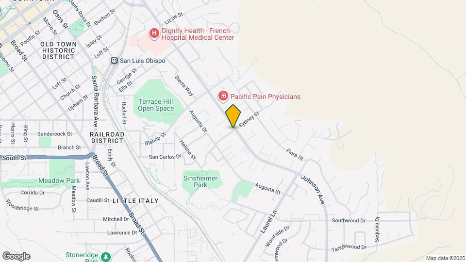 1495 Sydney St Map and Location Details