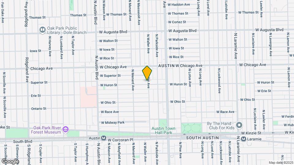 702 N Waller Ave Map and Location Details