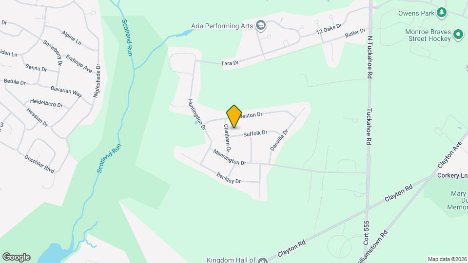 1037 Suffolk Dr Map and Location Details