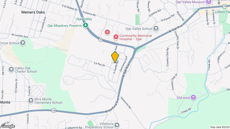 317 S Carillo Rd Map and Location Details