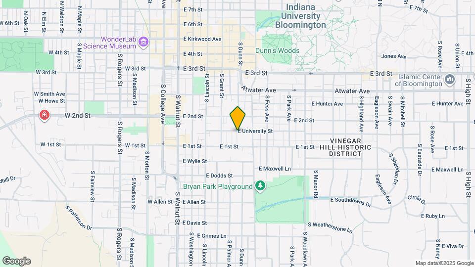 500 E University St Mapa y Detalles de la Ubicación