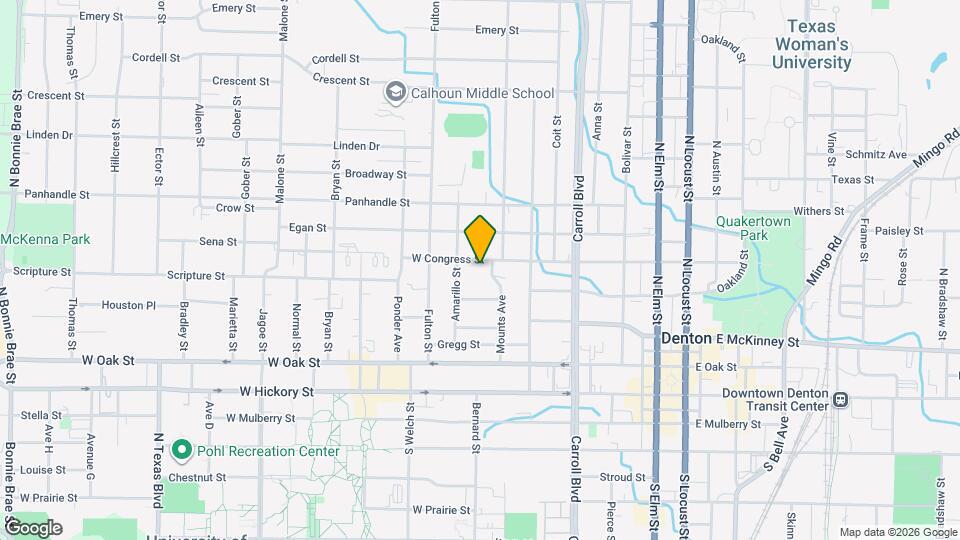 901 W Congress St Map and Location Details