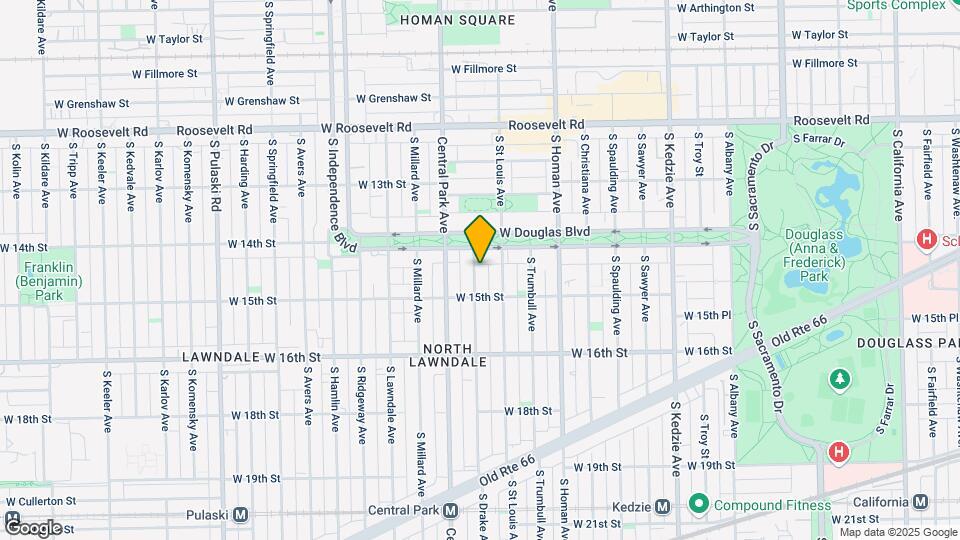 1423 S Drake Ave Mapa y Detalles de la Ubicación