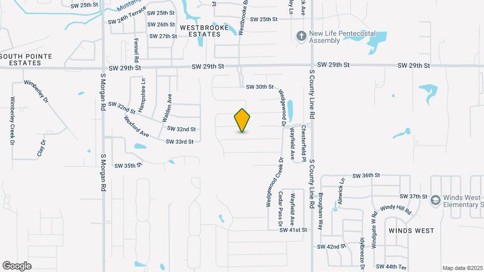 9209 SW 34th St Map and Location Details