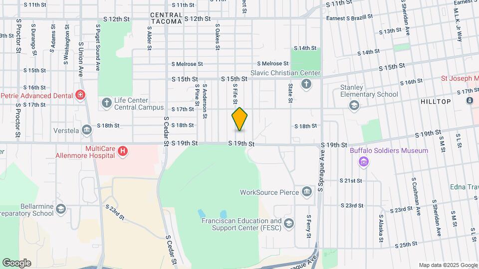 1741 S Fife St Map and Location Details