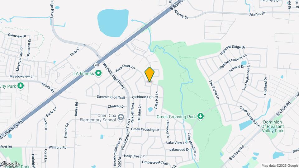 6023 Vista Ln Map and Location Details