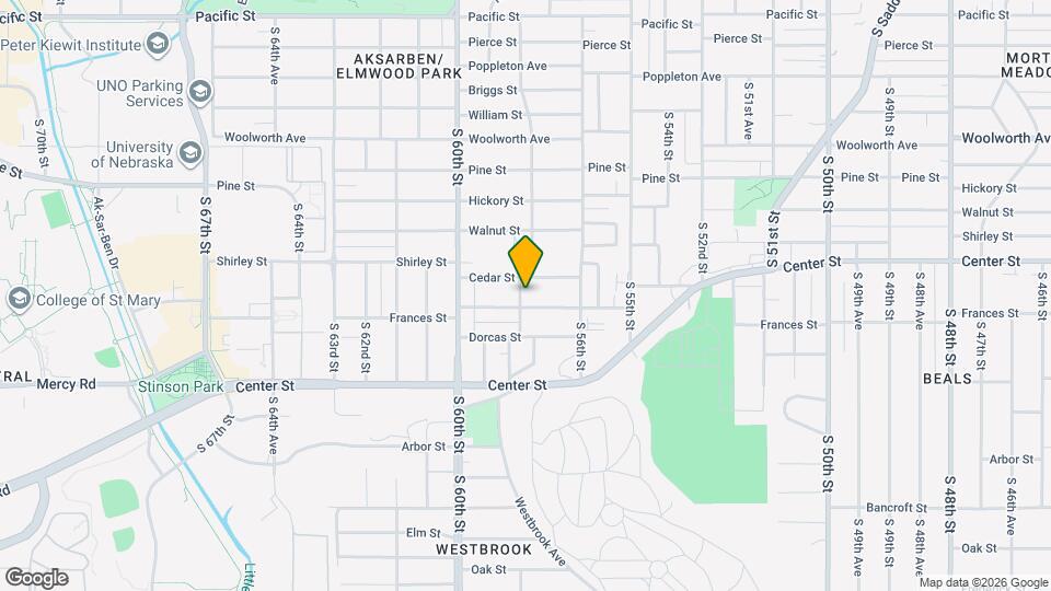 2015 S 58th St Map and Location Details