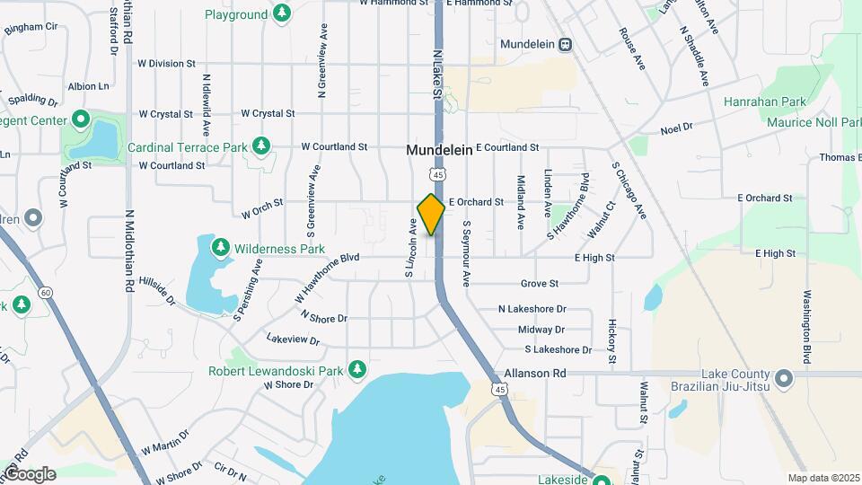 154 S Lake St Map and Location Details
