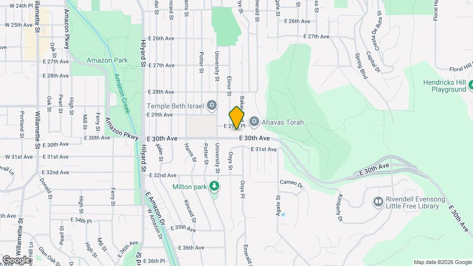1255 E 30th Ave Mapa y Detalles de la Ubicación