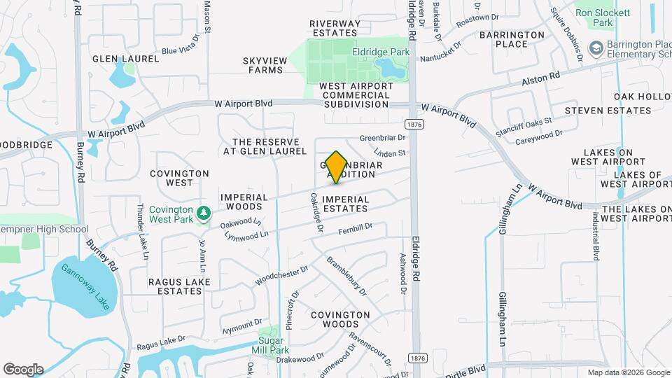 13627 Greenway Dr Map and Location Details