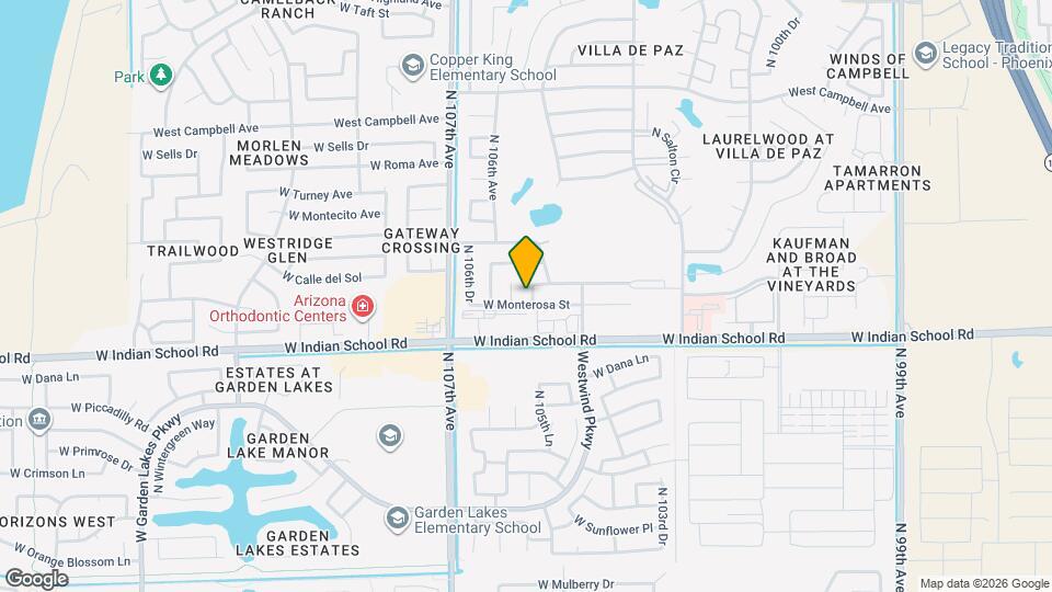 4108 N 105th Dr Map and Location Details