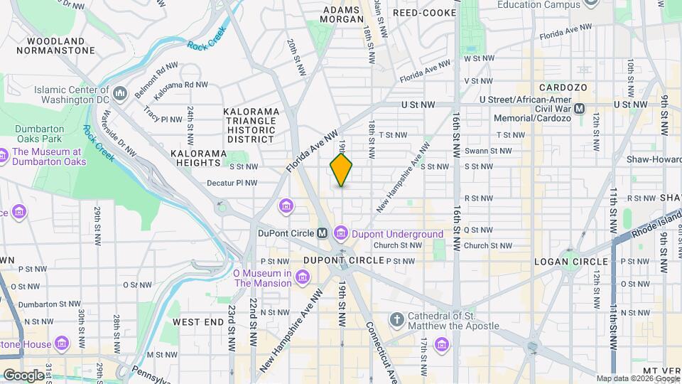 1708 19th St NW Map and Location Details