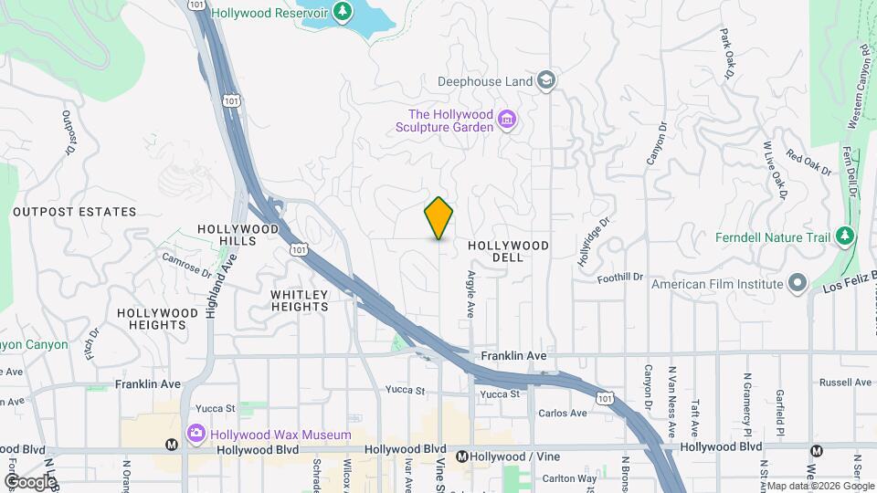 2139 Vine St, Unit 2139.5 Map and Location Details