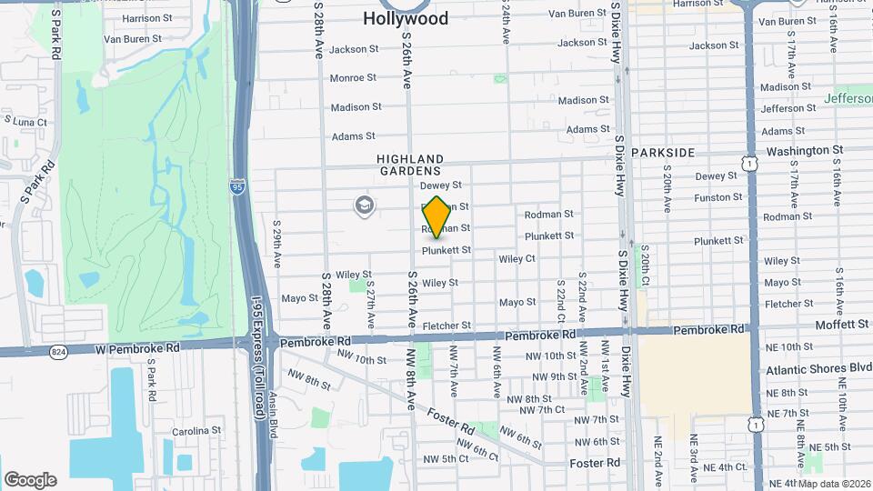 2519 Plunkett St Mapa y Detalles de la Ubicación