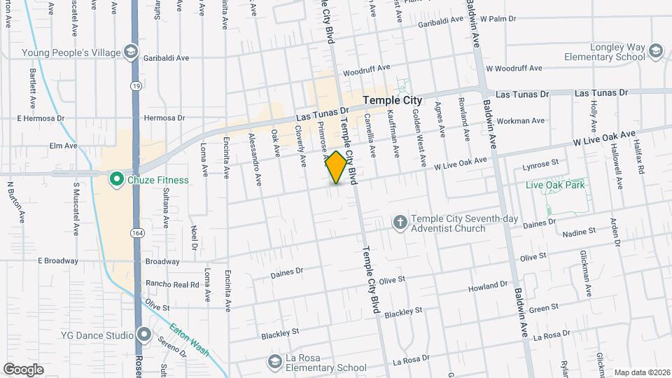 9546 E Live Oak Ave Map and Location Details