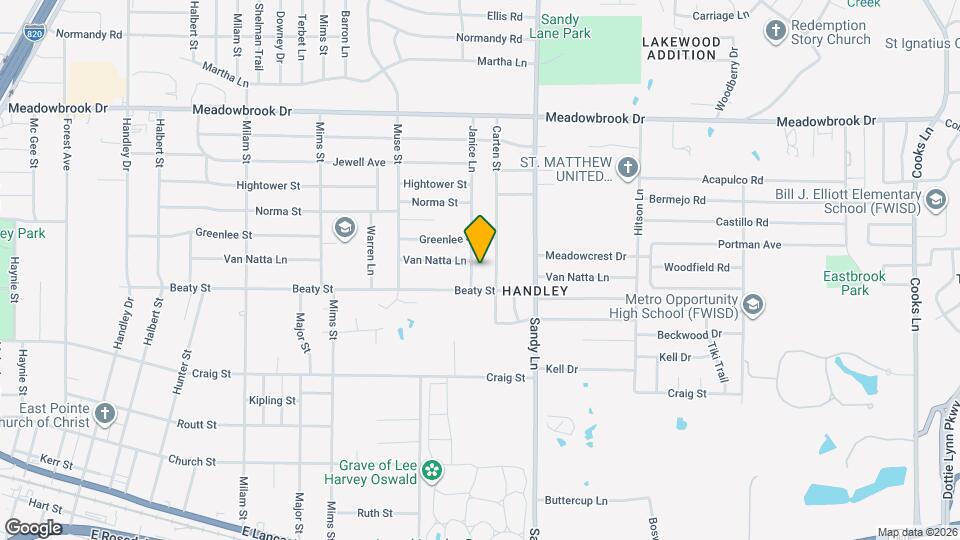 2721 Janice Ln Map and Location Details