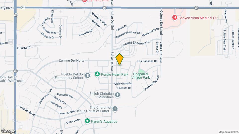 954 Escondido Dr Map and Location Details