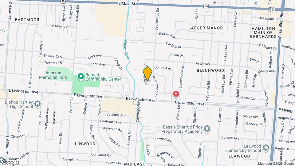 1246 Arkwood Ave, Unit 1 Map and Location Details