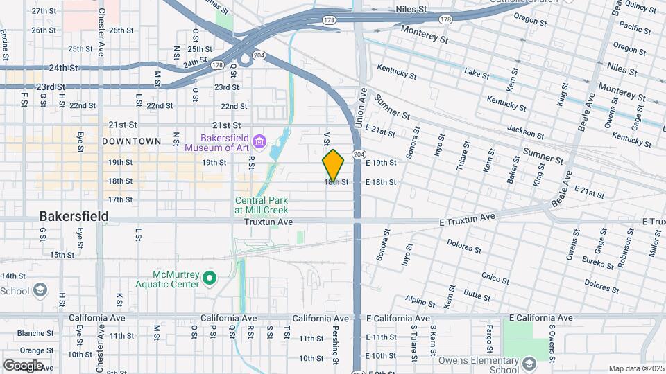 225 18th St Map and Location Details