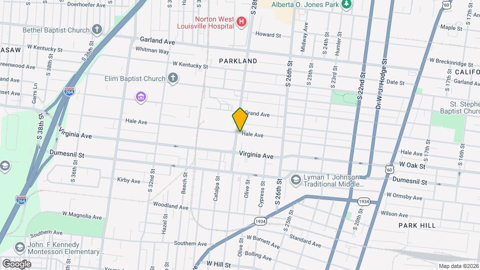 1139 S 28th St Map and Location Details