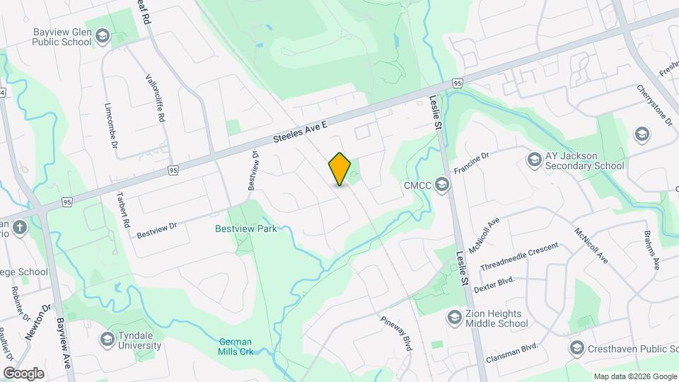 91 Mintwood Dr Map and Location Details