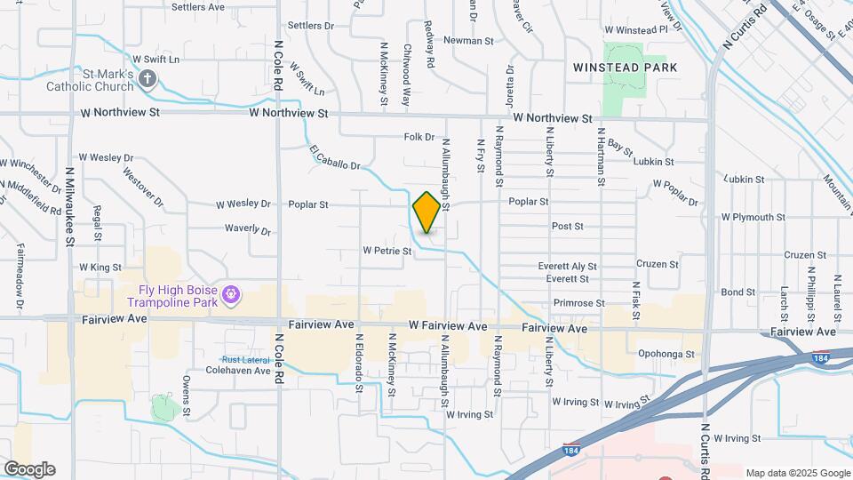 1885 N Allumbaugh St Map and Location Details