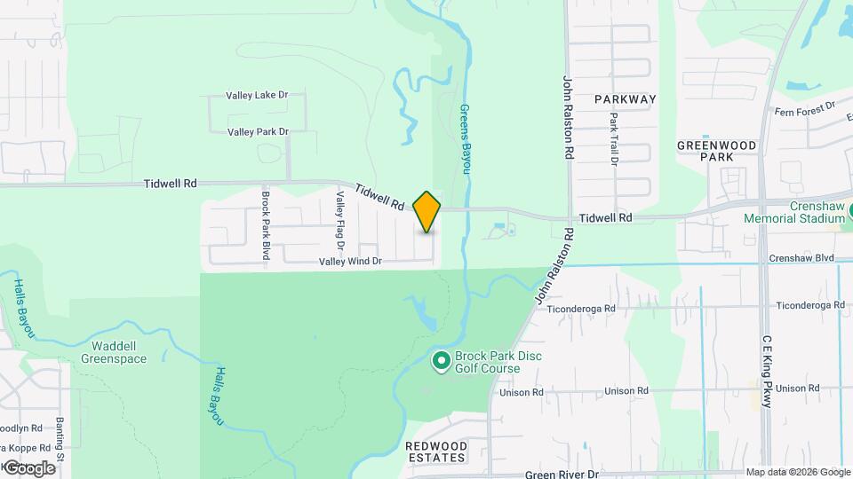 8623 Valley Forest Dr Map and Location Details