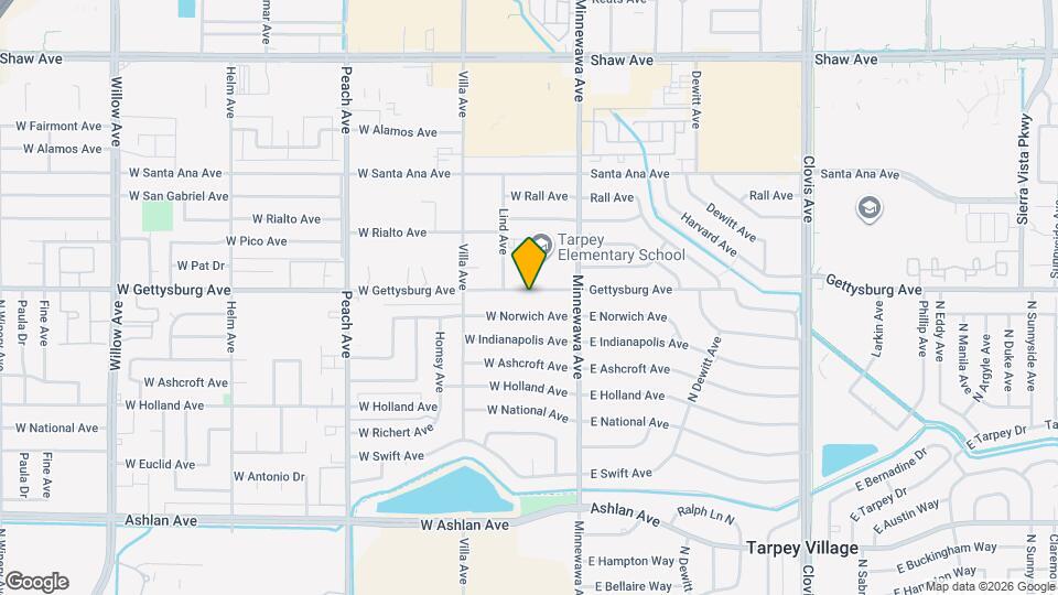 92 W Gettysburg Ave Map and Location Details